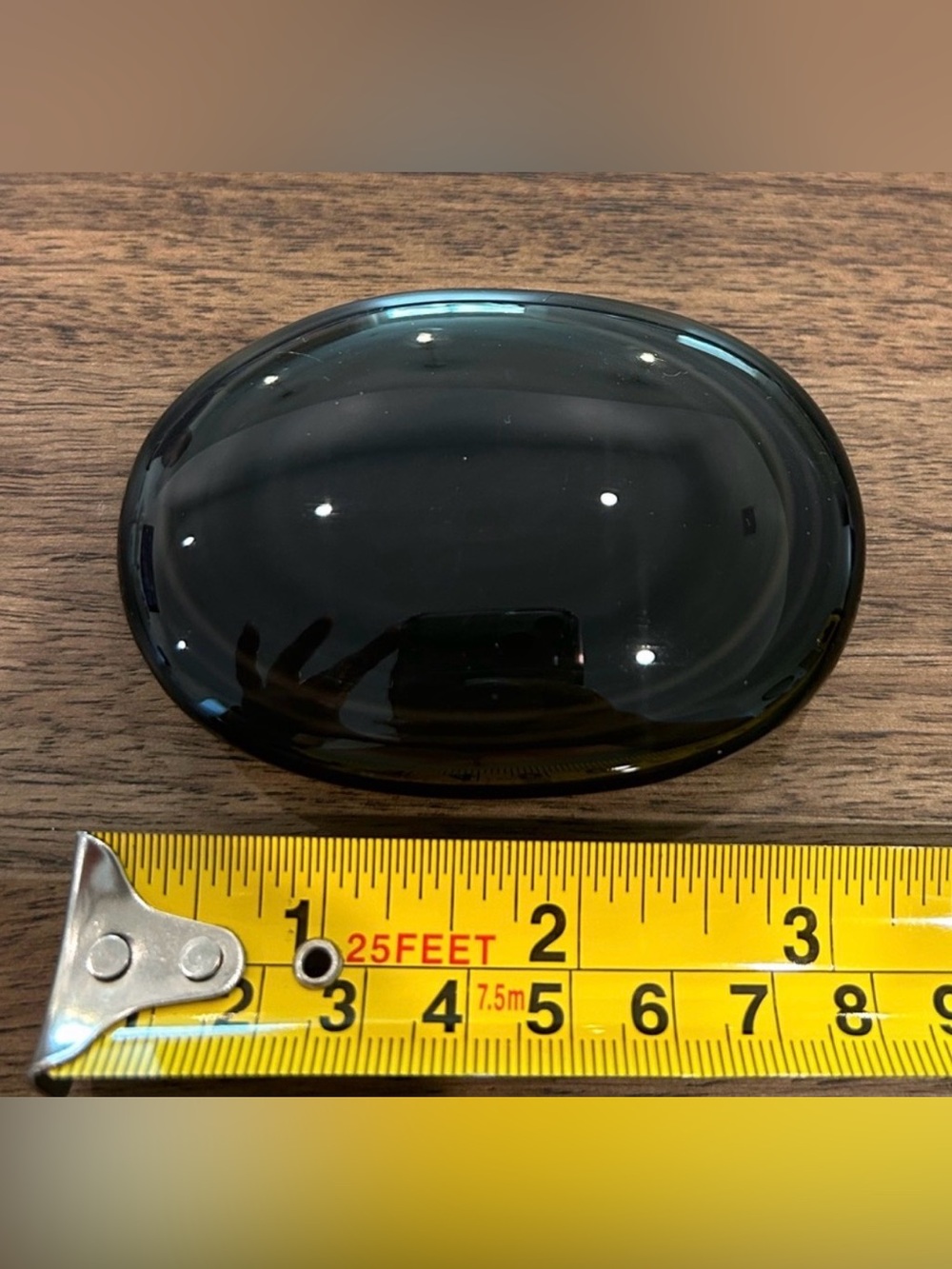 Rainbow Obsidian Palm Stone - Home Accent - Picture 3 of 6